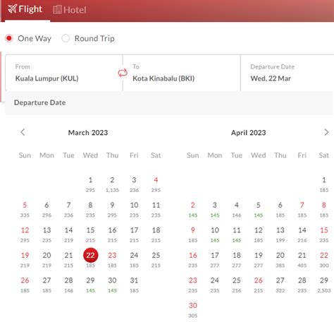 Tiket Flight ke Kota Kinabalu (BKI) .